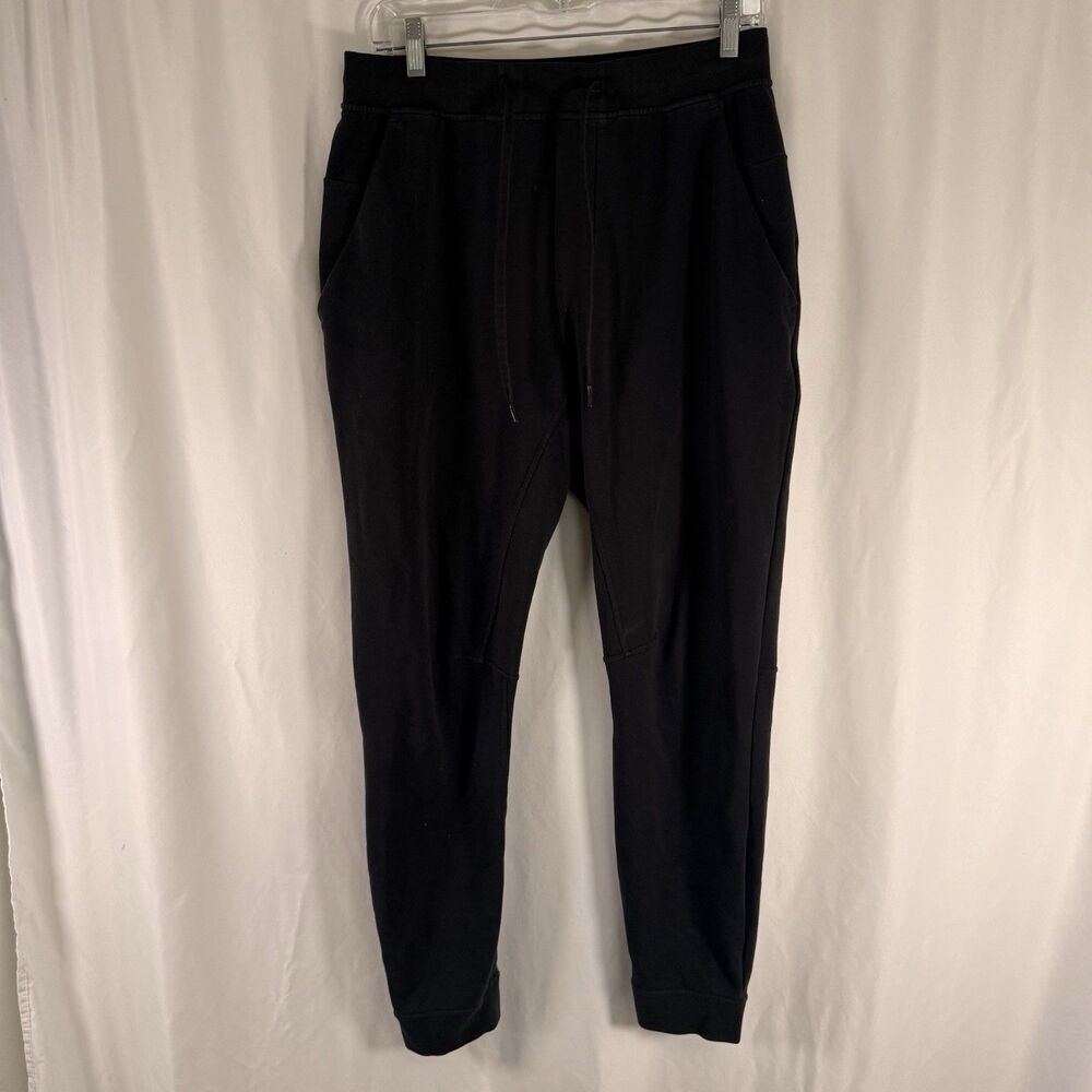 Lululemon Joggers Women's Medium Black Pull On Drawstring Rear Zip Pocket